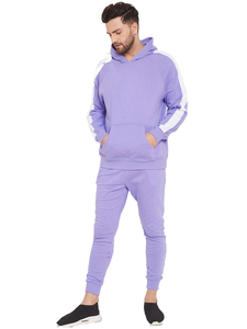 Conjunto Deportivo Informal para Hombre, Transpirable y Cómodo, Talla Grande, con Capucha, 100% Algodón, para Correr - Product Image 1