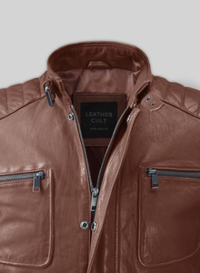 Veste en cuir pour homme, coupe-vent, veste en cuir pour homme et femme, styles personnalisés, Charlotte Burnt, plusieurs couleurs, veste en cuir 2006 - Product Image 2