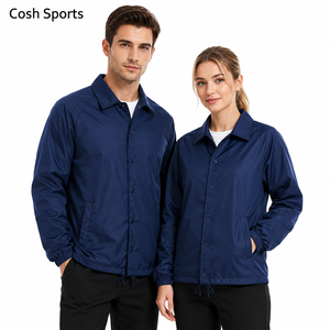 Chaqueta Unisex con Logotipo Personalizado, Cortavientos, Impermeable, de Nailon, con Botones al Frente, Ligera, Informal, para Exteriores - Product Image 5