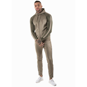 Ensemble de jogging décontracté d'hiver personnalisé en 2 pièces pour hommes - Sweats à capuche et sweat-shirts de haute qualité 100% coton - Product Image 3
