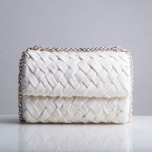 Bolsos de Mano de Cuero Genuino con Cierre de Cremallera, Estilo Preppy, Diseño con Cuentas e Impermeable - Bolso de Mano Unisex - Product Image 5