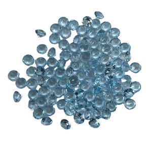 Bán buôn 6 mét tự nhiên bầu trời màu xanh Topaz Mặt đá quý <span class=keywords><strong>AAA</strong></span> chất lượng với màu sắc tốt xử lý nhiệt đối với trang sức làm - Product Image 3