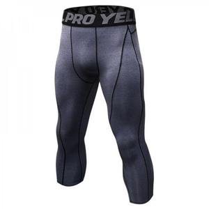 Pantalones de compresión deportivos personalizados al por mayor para hombre, para gimnasio, entrenamiento, fitness, correr, de invierno, de secado rápido, antibacterianos, con cintura elástica. - Product Image 3