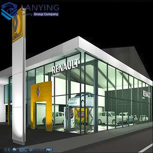 兰英牌高品质钢结构建筑汽车展厅预制仓库钢材建筑 - Product Image 2