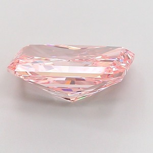 Diamant taille Radiant 5,00 carats rose vif fantaisie VS1, excellente qualité de polissage, pierre précieuse cultivée en laboratoire, élégante et étincelante pour bijoux - Product Image 2