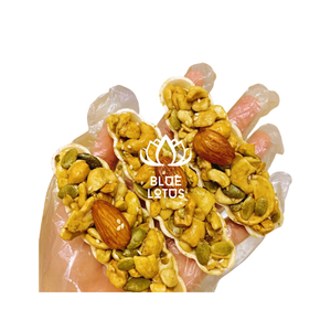 [สินค้าขายดี] ถั่วรวมอบกรอบแบบแผ่น บรรจุในถ้วย ขนมขบเคี้ยวกรุบกรอบ อายุการเก็บรักษา 1 ปี เหมาะสำหรับงานเลี้ยง - Product Image 5