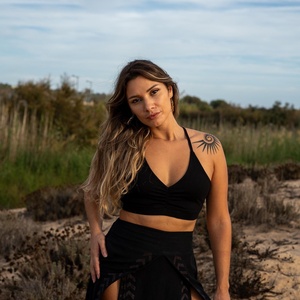 Strappy <b>Back</b> Yoga Crop Top with Bohemian Inspired Design for Flexible and Comfortable Movement Yoga Gym and Daily Wear - Product Image 4