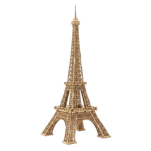 Modèle de puzzle 3D en bois de la Tour Eiffel de qualité supérieure pour une décoration élégante de la maison ou du bureau, inspiré de Paris, cadeau créatif à assembler pour adultes - Product Image 1