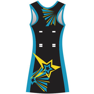 Robe moulante sans manches pour femme, imprimée par sublimation, avec motif étoile géométrique, col rond, en tricot extensible - Product Image 2