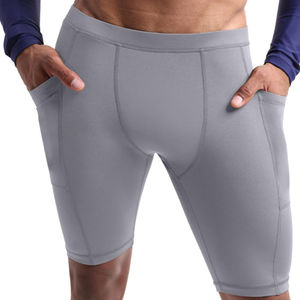 Shorts de course pour hommes grande taille, écologiques, amincissants, à compression, séchage rapide, respirants, pour la gym et le sport – Vente en gros - Product Image 1