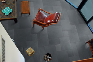 Absolute Black Slate Tiles and Slabs Natural <b>Stone</b> Machine Cut Edges for Patio Paver <b>Landscaping</b> Outdoor Design - Product Image 4