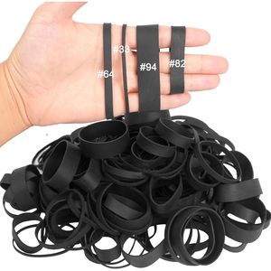 Elastici Neri di Varie Misure, Fasce Elastiche Tattiche, Forniture per Ufficio, 0.5 libbre, Misura 8, Misura 23, Misura 33, Misura 64, Clip - Product Image 4