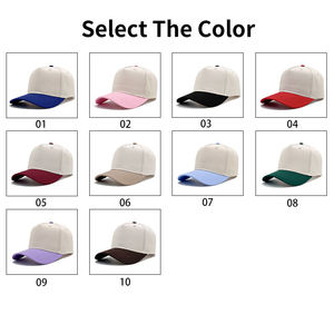 Wholesale Blank Custom Embroidered Logo Bulk <b>Cap</b> Fashion 5 Panel Two Tone Curved Brim <b>Trucker</b> Hat Baseball <b>Cap</b> <b>for</b> <b>Men</b> Women - Product Image 5