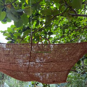 COCO ECO BRAND <b>Coconut</b> Fiber Sunshade Sail-Garden Shade with Hook & Hanging Mat - Product Image 3