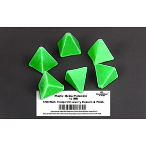 Plastic Media Pyramid 10 MM Above 1200 Mesh Transparent-<b>Jewelry</b> <b>Cleaners</b> & <b>Polish</b> - Product Image 2