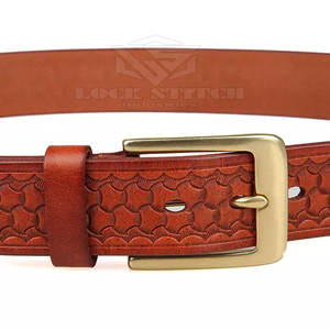 เข็มขัดหนังแท้สำหรับผู้ชาย ปรับได้ หัวเข็มขัดคลาสสิก ทันสมัย ทนทาน เหมาะสำหรับชุดลำลองและชุดทางการ อุปกรณ์เสริมสำหรับชุดแต่งกาย เข็มขัดหนังปรับได้สำหรับผู้ชาย - Product Image 6