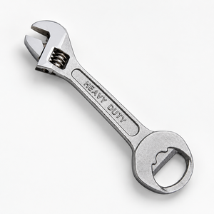Clé à bouteille robuste, clé à molette réglable, acier au carbone chromé, outil multifonction pour une atelier de réparation de plomberie - Product Image 5