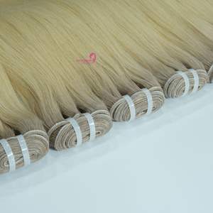 Extensions de cheveux naturels en trame, double épaisseur, cheveux bruts, fournisseurs vietnamiens, prix de gros, produit de beauté pour femmes - Product Image 4