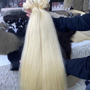 Haute Qualité 100% Humain Remy Extensions De Cheveux Blonde Naturel Droite Vierge Cheveux Vietnamien En Gros - Product Image 6