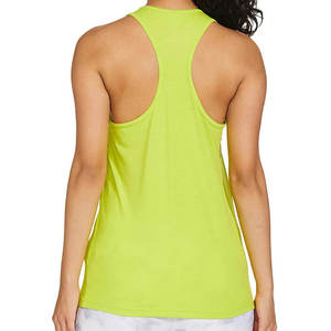 Débardeur ample et décontracté pour femme, en tissu tricoté léger et doux en polyester, uni, brodé, col rond, été, décontracté - Product Image 2