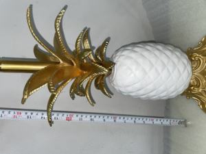 Vase moderne en métal de rangement ananas or aluminium laiton cuivre pour la décoration de la maison sur le sol ou sur la table aluminium laiton cuivre - Product Image 3