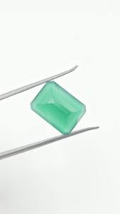 Piedra Preciosa Suelta de Ónix Verde Natural de 12x16 mm, Corte Octogonal Facetado, Certificada por Terceros, Joyas Personalizadas Sambhav - Product Image 5