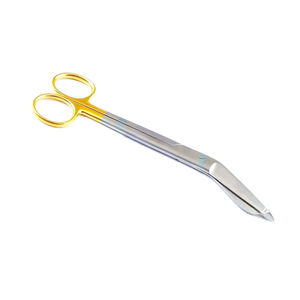 Stainless Steel Golden Handle Surgical Instrument Lister Bandage Scissors by metal med - Product Image 5