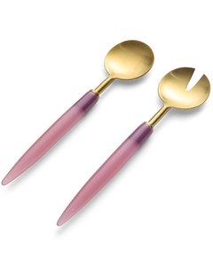 Ensemble de couverts de luxe en acier inoxydable avec manche en résine, cuillère, fourchette, couteau, pour fêtes, réutilisable, compatible lave-vaisselle - Product Image 5