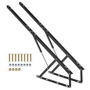 Kit Sollevamento Letto a Scomparsa Extra Large Fai-da-te, Capacità di Carico 135 kg, Hardware Pneumatico Verticale Deluxe per Letti Murphy, Compatibile con Letti 59x79 - Product Image 1