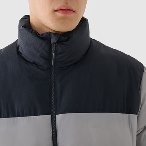 Veste matelassée d'hiver épaisse en nylon pour homme, col montant, chaude, imperméable, pour activités de plein air - Product Image 6