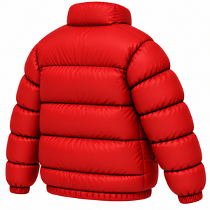 Veste matelassée pour homme de haute qualité, manteau d'hiver matelassé, col montant, veste rembourrée, couleur unie, veste matelassée streetwear personnalisée pour homme - Product Image 6