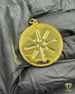 Pendentif médaillon étoile boussole Iced Out, diamant de laboratoire VVS, bijou de luxe tendance pour homme, bijoux hip-hop de créateur - Product Image 3