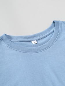 T-shirt en polyester pour homme, doux, léger, décontracté, col rond, manches courtes, coupe régulière, confortable, à porter au quotidien pour le travail, les voyages, les loisirs - Product Image 5