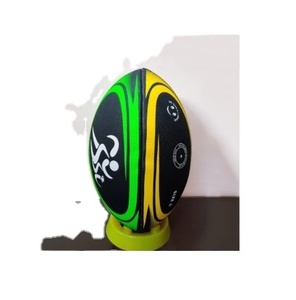 ลูกบอลฝึกรักบี้รักษาอากาศได้ดีขนาด3 4 5มือเย็บทนทานยางซูเปอร์กริปสำหรับโรงเรียนและคลับ - Product Image 6