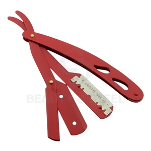 Juego de Navajas de Afeitar Profesionales para Barbería, Acero Inoxidable Blanco Ártico, Herramientas de Afeitado con Mangos Ergonómicos Ventilados - Product Image 5