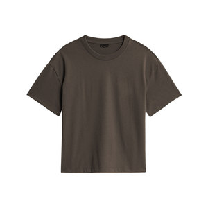 Spring Summer Organic Cotton Solid Cheap Tees Heavyweight Loose Fit <b>Men</b> Casual Crew Neck customized t-<b>shirt</b> Made Bangladesh - Product Image 1