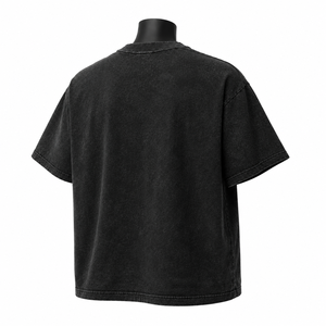 Camiseta Gráfica Extra Grande con Lavado Ácido Personalizada para Hombre, 100% Algodón, Estilo Vintage, Streetwear, Marca Privada, Venta al Por Mayor - Product Image 5