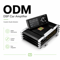 ODM untuk X10B Bluetooth 4 Kanal Amplifier Mobil Stereo DSP Prosesor Audio Subwoofer Kelas AB Crossover 12V