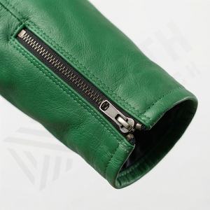 Veste de motard en cuir robuste pour homme NAI-0434A, veste de motard tendance, vêtements de protection pour la conduite, couleur personnalisable - Product Image 6