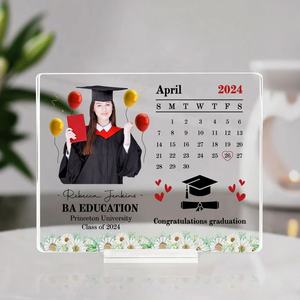 Personalized Graduation Plaque Sign Congrats Grad <b>Mica</b> Plaque with UV Printing New Graduate Gift Graduation Class of 2024 - Product Image 4