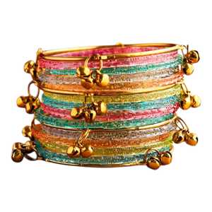 Derniers ensembles de bracelets pour femmes, bijoux pour mariage et fêtes, ensembles de bracelets cachemiriens multicolores, tailles personnalisées, bracelets cachemiriens tendance - Product Image 1