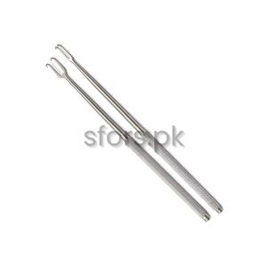 Crochet à peau en acier inoxydable de haute qualité, double crochet, rétracteur, instrument chirurgical manuel réutilisable - Product Image 3