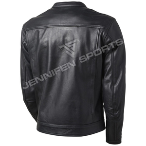 Leather Motorcycle <b>Jacket</b> For Men Black Leather <b>Jacket</b> with CE Armor Water Resistant <b>Biker</b> <b>Jacket</b> Windproof - Product Image 3