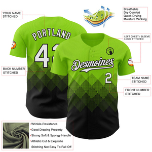 ชุดเสื้อเบสบอลโพลีเอสเตอร์แบบกำหนดเอง ออกแบบลายแบบซับลิเมชั่น แห้งเร็ว ปักโลโก้ของคุณเอง เสื้อกีฬา - Product Image 4