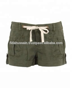 Pantalones cortos de trabajo para mujer personalizados, algodón de alta calidad, cintura alta regular, los mejores pantalones de trabajo - Product Image 5