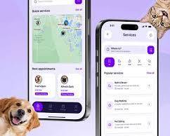 Application de soins et d'entretien des animaux de compagnie pour la réservation de services de toilettage, la gestion des profils d'animaux, des rendez-vous, des soins et des besoins de bien-être. - Product Image 3