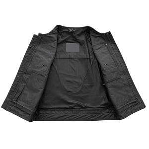 Gilet en cuir de moto brodé personnalisé de haute qualité 2026 – Vêtement de motard tendance unisexe élégant pour la protection hivernale en motocross - Product Image 3