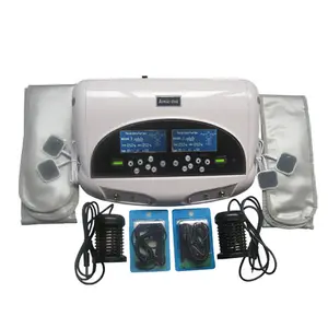 Machine de bain de pieds de désintoxication ionique professionnelle Instrument de physiothérapie Machine de thérapie des pieds à double ceinture