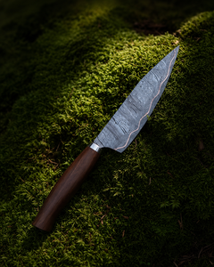 LEGACY BLADES Luxury Copper Damascus Steel Chef <b>Knife</b> Rosewood Handle Modern Ambidextrous Hand Forged Razor <b>Sharp</b> <b>Kitchen</b> <b>Knife</b> - Product Image 5