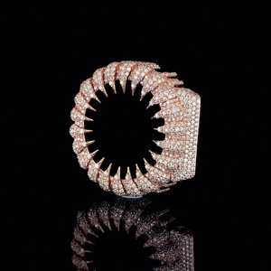 Couronne entièrement sertie de diamants de laboratoire pour boîtier de montre GA2100, accessoires de bijoux hip-hop pour hommes et femmes - Product Image 3
